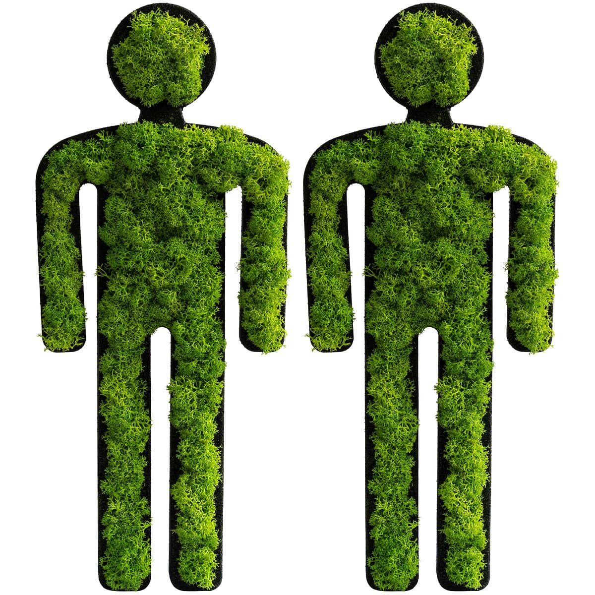 Piktogramm: Moospärchen 25cm Piktogramm: Moospärchen 25cm