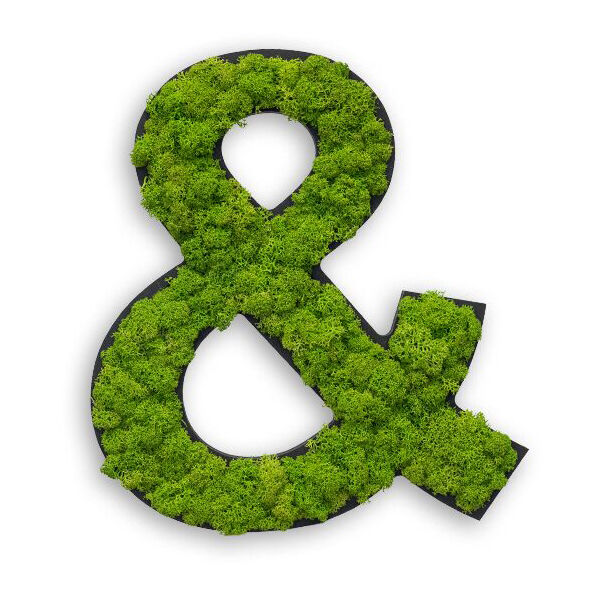 Piktogramm: Sonderzeichen "und" Islandmoos Piktogramm: Sonderzeichen "und" Islandmoos